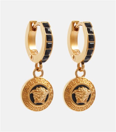 medusa earrings versace|Versace Medusa earrings large.